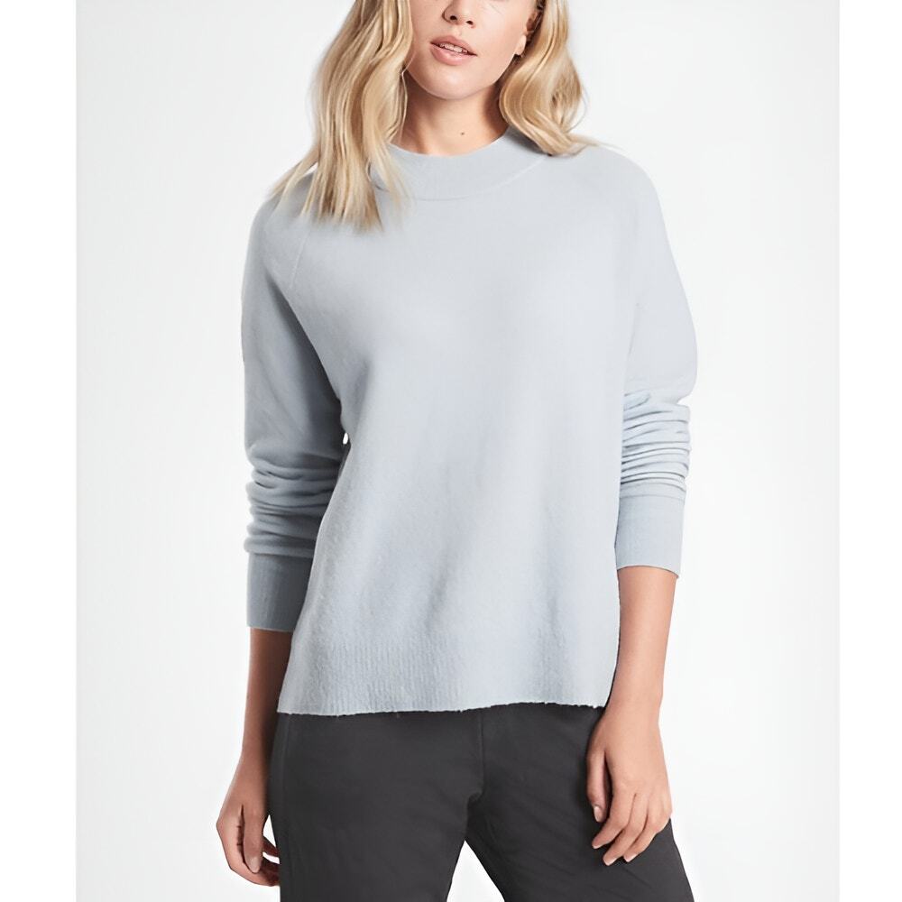 Athleta Womens Fall Hawthorn Extra Fine Merino Wool Blend Crewneck Sweater XS